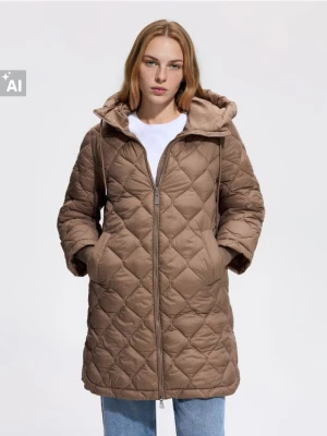 Foto del prodotto Reserved - Giacca lunga con cappuccio - beige