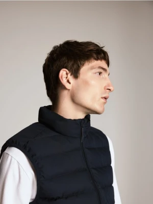 Foto del prodotto Reserved - Gilet trapuntato con lana - blu scuro
