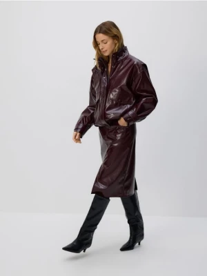 Foto del prodotto Reserved - Gonna midi in eco pelle - bordeaux