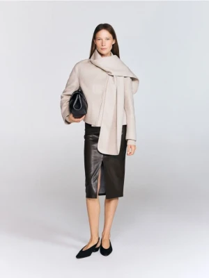 Foto del prodotto Reserved - Gonna midi in eco pelle - marrone scuro