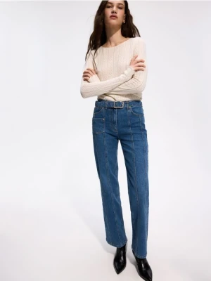 Foto del prodotto Reserved - Jeans straight con cintura - blu