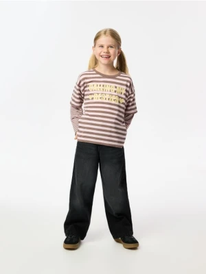 Foto del prodotto Reserved - Jeans straight con motivo ad ali - nero