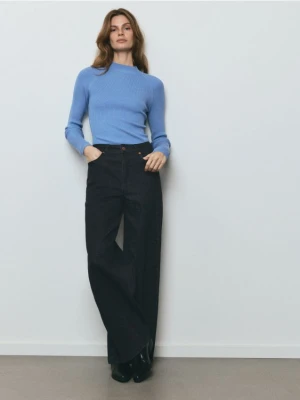 Foto del prodotto Reserved - Jeans wide leg con misto lana - nero