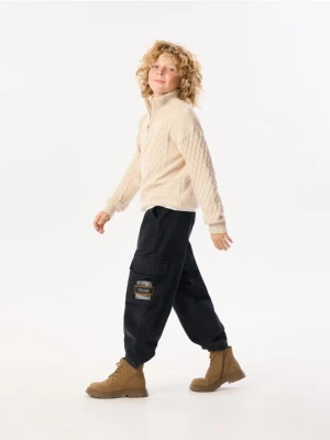 Foto del prodotto Reserved - Jogger baggy in velluto a coste - nero