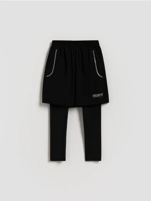 Foto del prodotto Reserved - Leggings sportivi con pantaloncini - nero