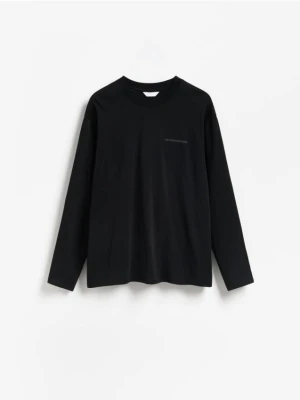 Foto del prodotto Reserved - Maglia a maniche lunghe con stampa sul retro - nero