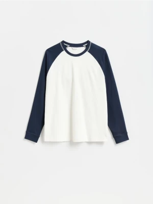 Foto del prodotto Reserved - Maglia in cotone a maniche lunghe - blu scuro