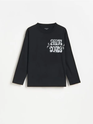 Foto del prodotto Reserved - Maglia in cotone a maniche lunghe - nero