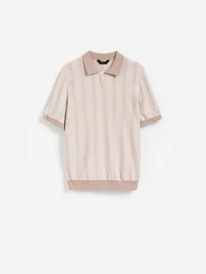 Foto del prodotto Reserved - Maglia polo con viscosa - beige