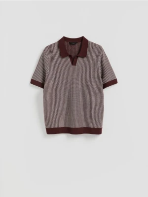 Foto del prodotto Reserved - Maglia polo in cotone - marrone