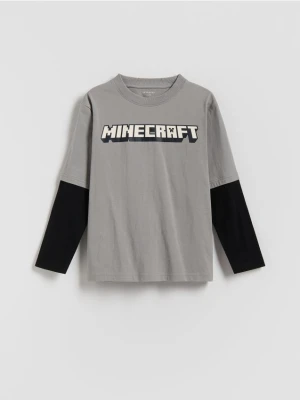 Foto del prodotto Reserved - Maglietta a maniche lunghe Minecraft - grigio scuro