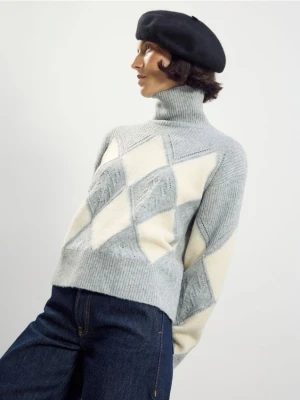 Foto del prodotto Reserved - Maglione a collo alto con lana - multicolore