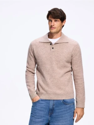 Foto del prodotto Reserved - Maglione a polo in misto lana - beige