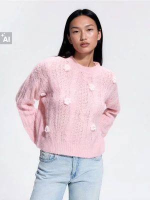 Foto del prodotto Reserved - Maglione con applicazione floreale - rosa