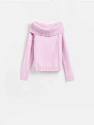 Foto del prodotto Reserved - Maglione con collo alto risvolto - rosa