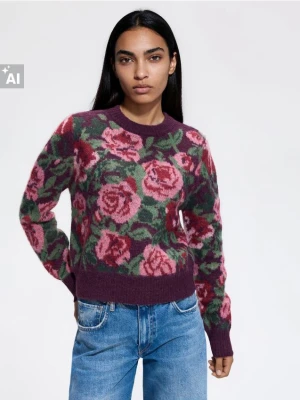 Foto del prodotto Reserved - Maglione con motivo jacquard - bordeaux