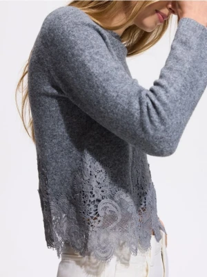 Foto del prodotto Reserved - Maglione con pizzo - grigio medio