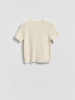 Foto del prodotto Reserved - Maglione con pizzo - nude