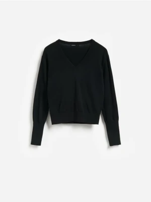 Foto del prodotto Reserved - Maglione con scollo a V - nero