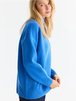 Foto del prodotto Reserved - Maglione in cotone con collo rialzato - blu