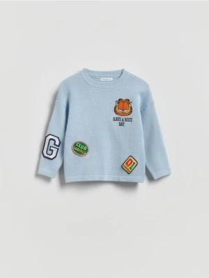 Foto del prodotto Reserved - Maglione in cotone Garfield - blu pallido