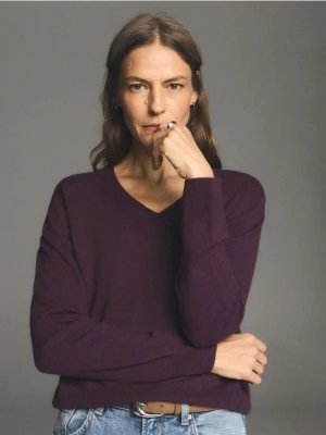 Foto del prodotto Reserved - Maglione in lana merino - bordeaux