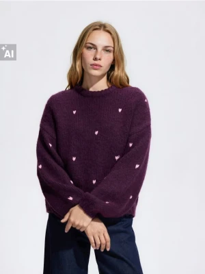 Foto del prodotto Reserved - Maglione oversize con cuori - multicolore