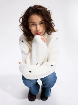 Foto del prodotto Reserved - Maglione oversize con cuori - nude