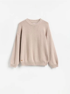 Foto del prodotto Reserved - Maglione oversize in cotone - beige