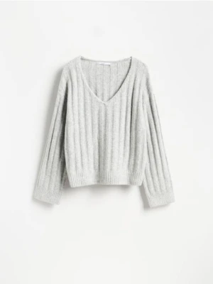 Foto del prodotto Reserved - Maglione oversize in misto lana - grigio chiaro