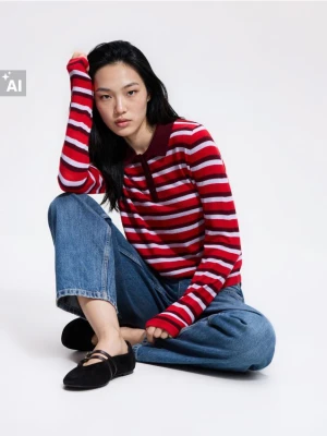 Foto del prodotto Reserved - Maglione stile polo a righe - multicolore