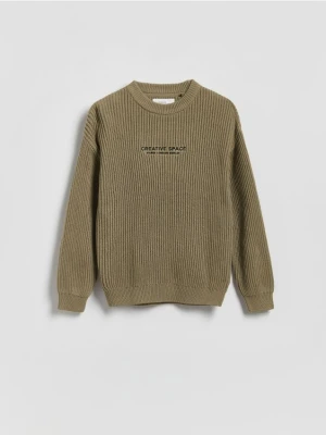 Foto del prodotto Reserved - Maglione strutturato in misto cotone - beige