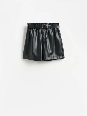 Foto del prodotto Reserved - Pantaloncini in similpelle - nero