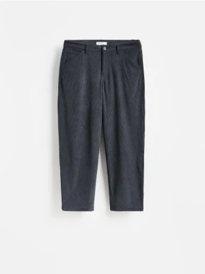 Foto del prodotto Reserved - Pantalone Barrel Leg IN velluto A coste - grigio scuro