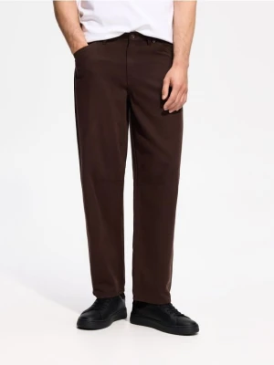 Foto del prodotto Reserved - Pantaloni barrel con lyocell - marrone scuro