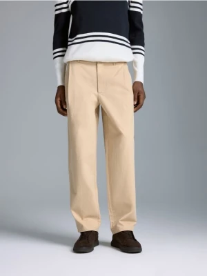 Foto del prodotto Reserved - Pantaloni carrot in cotone - beige