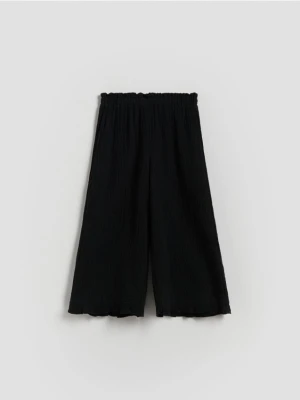Foto del prodotto Reserved - Pantaloni in mussola - nero