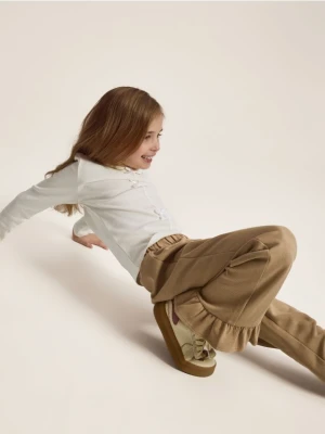 Foto del prodotto Reserved - Pantaloni in tessuto con catena - beige