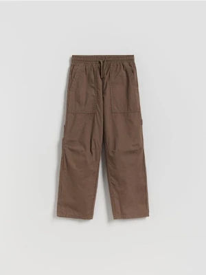 Foto del prodotto Reserved - Pantaloni paracadutista in cotone - marrone scuro