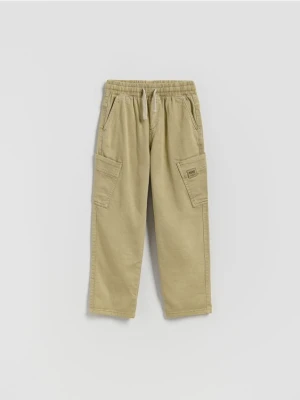 Foto del prodotto Reserved - Pantaloni regular altamente elasticizzati - beige