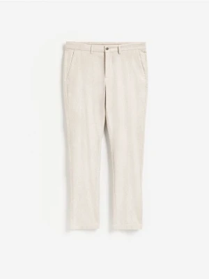 Foto del prodotto Reserved - Pantaloni slim fit con microfantasia - beige