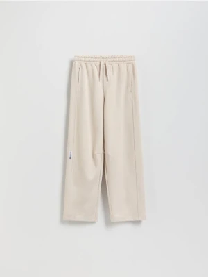 Foto del prodotto Reserved - Pantaloni wide leg in misto cotone - beige