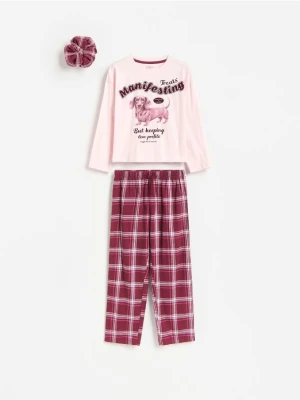 Foto del prodotto Reserved - Pigiama con pantaloni in flanella - rosa