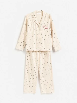 Foto del prodotto Reserved - Pigiama due pezzi con sacca - beige