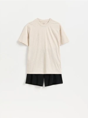Foto del prodotto Reserved - Pigiama due pezzi in cotone - beige
