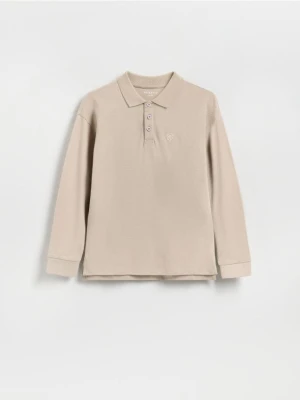 Foto del prodotto Reserved - Polo a maniche lunghe in cotone - beige