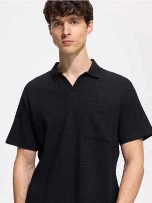 Foto del prodotto Reserved - Polo Comfort fit strutturata - nero