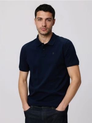 Foto del prodotto Reserved - Polo regular in cotone mercerizzato - blu scuro