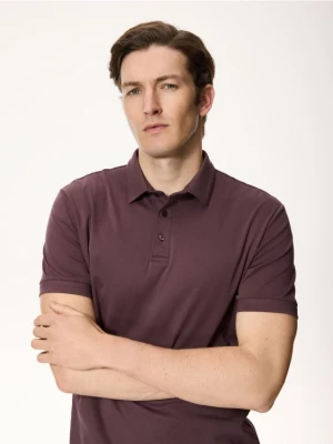 Foto del prodotto Reserved - Polo slim in cotone pima - bordeaux