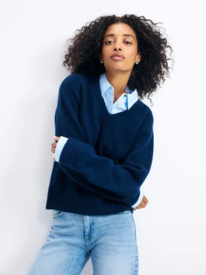 Foto del prodotto Reserved - Pullover misto alpaca - blu scuro